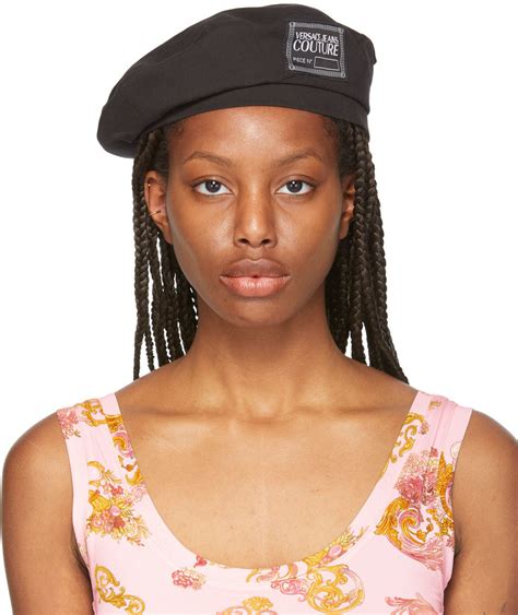 versace jeans couture beret|Versace Jeans black label.